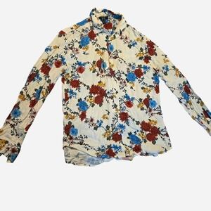Floral Button Up